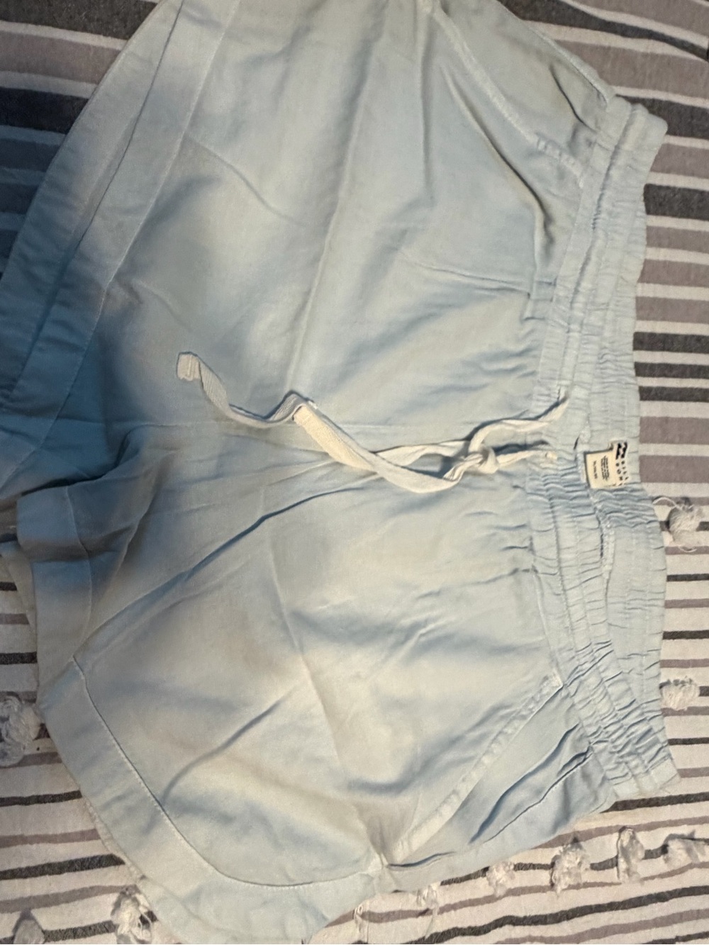 Light Blue Women's Billabong Drawstring Shorts